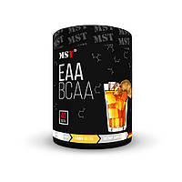 Аминокислотный комплекс из 8 незаменимых аминокислот Лимонный чай 40 порций 520 гр, MST BCAA&EAA Lemon ice tea