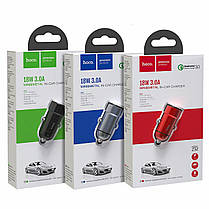Автомобільний зарядний пристрій HOCO Z32 Speed Up single port QC3.0 car charger Red, фото 5