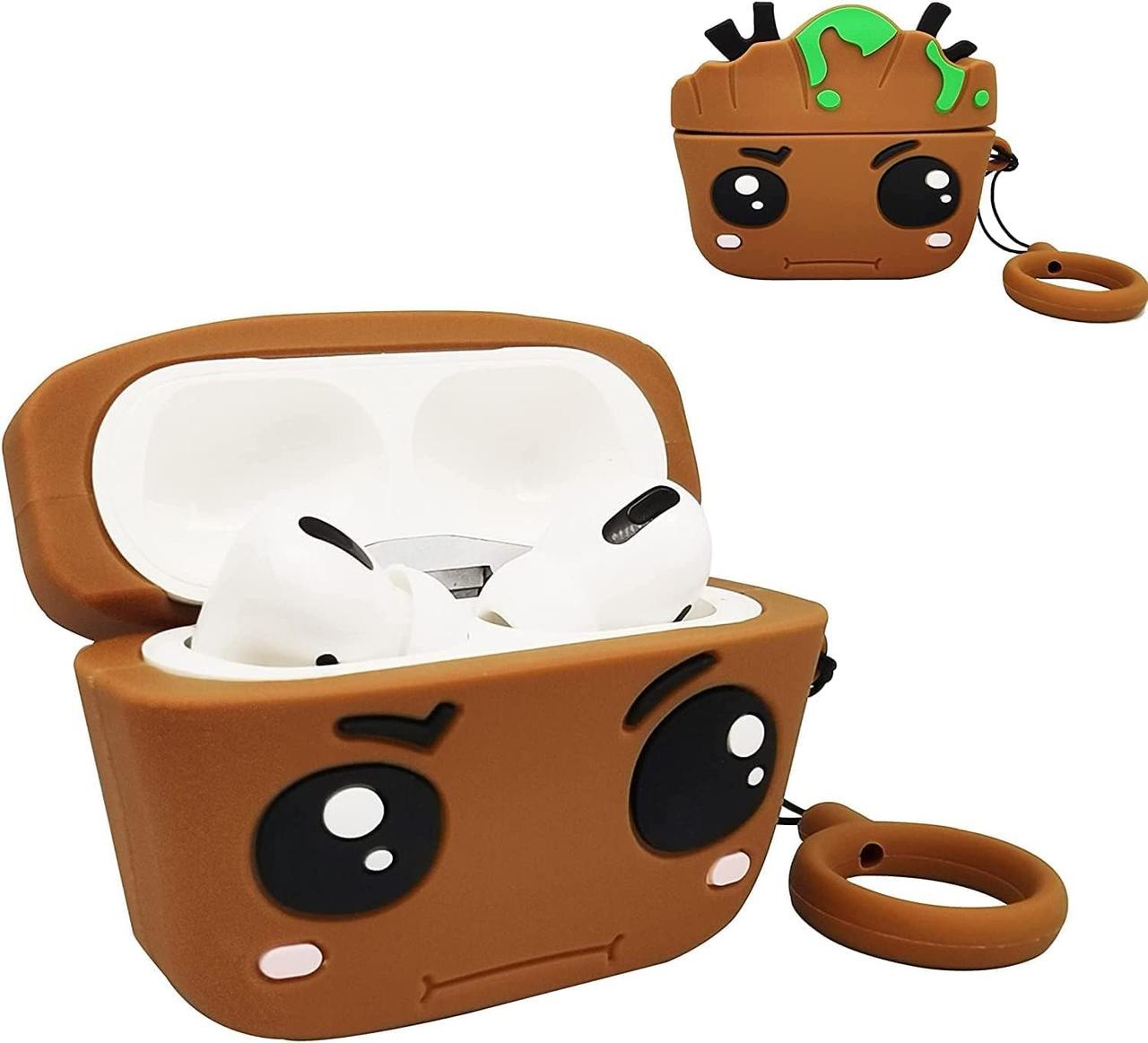 Чохол для AirPods Pro 2/1 series - Groot (3D), силіконовий