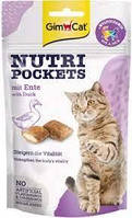 Вітамінні ласощі Gimborn GimCat Nutri Pockets для котів Качка + Мультивітамін 60 г. 60 г