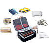 Дорожній кейс-сумка органайзер із кодовим замком 37х10,5х27 см Home Cleaning, Чорна / Сумка для документів, фото 9