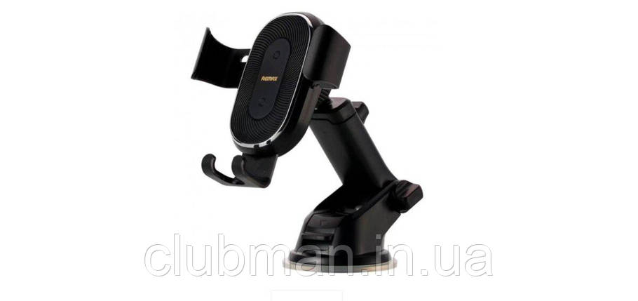 Тримач для мобiльного з БЗП REMAX Wireless Charger and Suction Mount RM-C37, фото 1