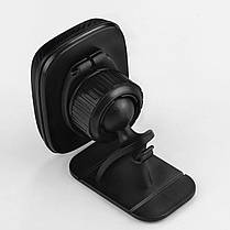 Тримач для мобільного HOCO CA24 Lotto series magnetic automotive center adsorbed holder Black, фото 6