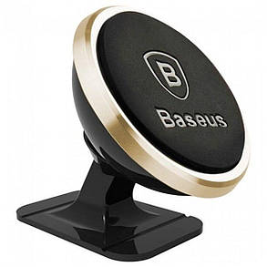 Тримач для мобільного Baseus Magnetic Mount Holder (Paste Type) Gold, фото 1