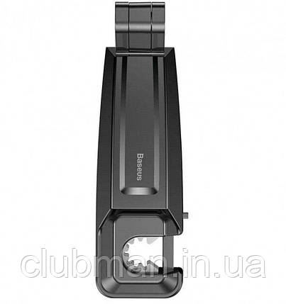 Тримач для мобільного Baseus Backseat Vehicle Phone Holder Hook Black, фото 1