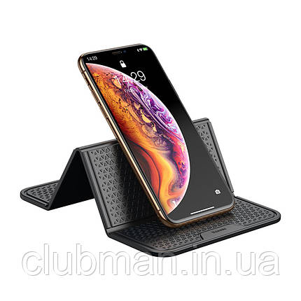 Гелевий килимок тримач Baseus Folding Bracket Antiskid Pad Black, фото 1
