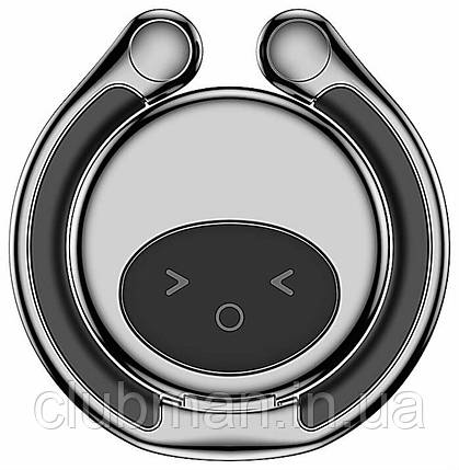 Кільце тримач Baseus Elf Ring Bracket Black, фото 1