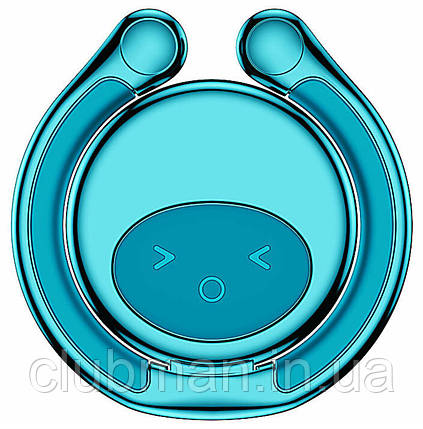 Кільце тримач Baseus Elf Ring Bracket Blue, фото 1