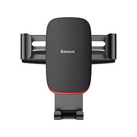 Тримач для мобільного Baseus Metal Age Gravity Car Mount (CD Version) Black