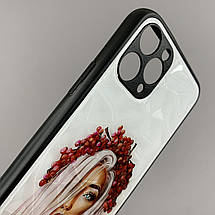 Чохол для Apple iPhone 11 Pro Ladies з 3д ефектом з принтом дівчинки чохол на телефон айфон 11 про українка, фото 3