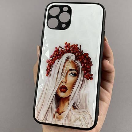 Чохол для Apple iPhone 11 Pro Ladies з 3д ефектом з принтом дівчинки чохол на телефон айфон 11 про українка, фото 1