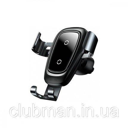 Тримач для мобiльного з БЗП Baseus Metal Holder Air Outlet Tarnish, фото 1