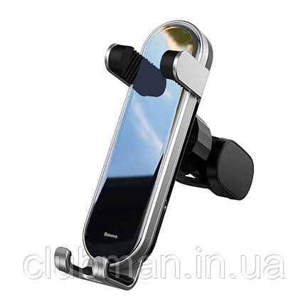 Тримач для мобільного Baseus Penguin gravity phone holder Black, фото 3