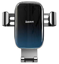 Тримач для мобільного Baseus Glaze Gravity Car Mount Black, фото 3