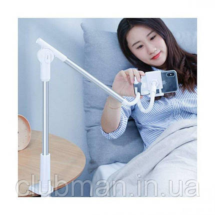 Тримач для мобільного Baseus Unlimited adjustment lazy phone holder silver, фото 3