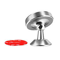 Тримач для мобільного BOROFONE BH5 Platinum metal magnetic in-car holder for dashboard Silver, фото 4