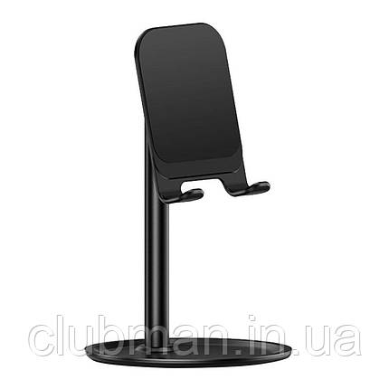 Тримач для мобільного Usams US-ZJ048 Mobile Phone Desktop Holder Black, фото 1