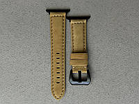 Ремешок для Apple Watch светло-коричневый из натуральной кожи 42 мм, 44 мм, 45 мм