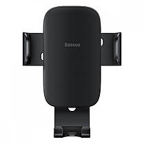 Тримач для мобільного Baseus Metal AgeII Gravity Car Mount(Air Outlet Version)Black, фото 4
