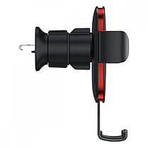 Тримач для мобільного Baseus Metal AgeII Gravity Car Mount(Air Outlet Version)Black, фото 5