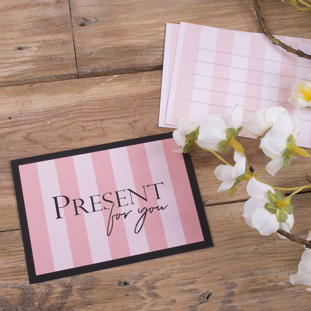 Міні листівка "Present for you" 10шт/уп