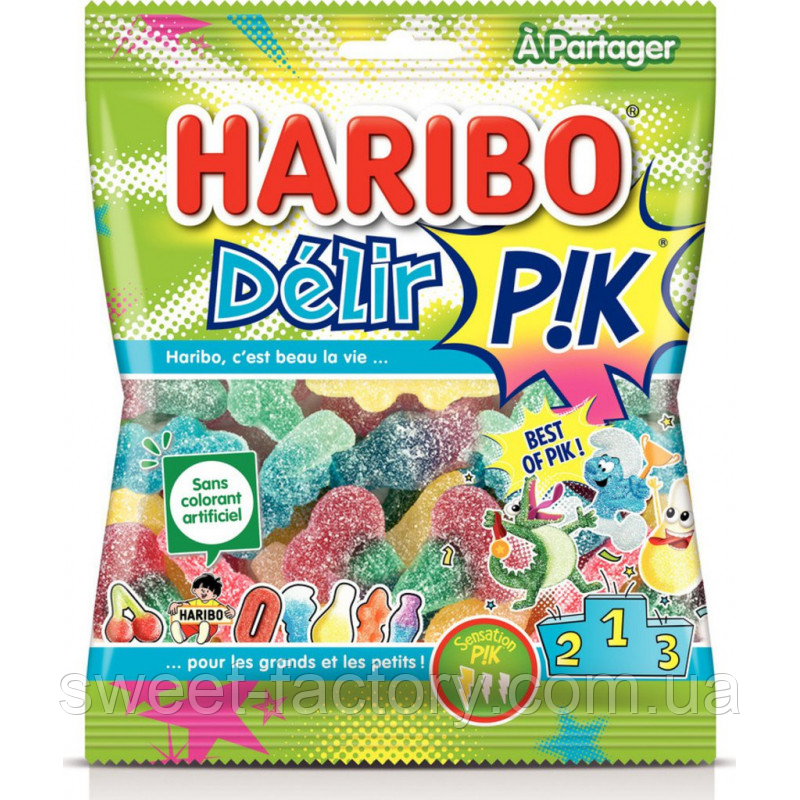Жувальні цукерки Haribo Delir Pik 275g