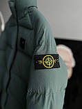 Чоловіча зимова куртка Stone Island M1779 зелена, фото 5