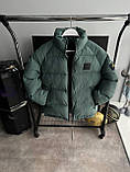 Чоловіча зимова куртка Stone Island M1779 зелена, фото 6