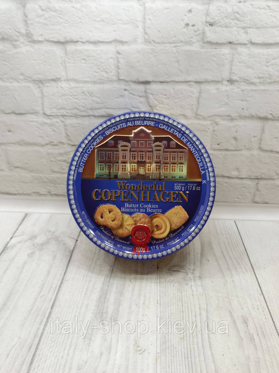 Вершкове печиво Wonderful COPENHAGEN butter cookies в з/б 500 г Данія, фото 1