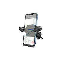 Тримач для мобільного BOROFONE BH86 Crystal ice car holder(air outlet) Black, фото 4