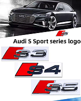 Емблема наліпка S5 AUDI (Ауді) - Хром 100х36 мм, фото 5