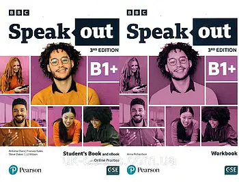 SpeakOut 3rd Edition B1+ Student's Book + Workbook (комплект)