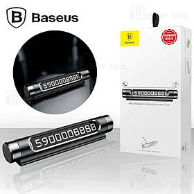 Паркувальна карта Baseus Temporary Parking Number Card Black