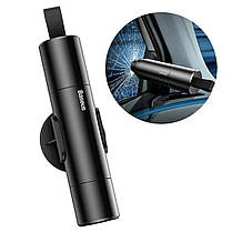 Автомобільний молоток Baseus Sharp Tool Safety Hammer Dark gray, фото 3