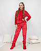 Піжама жіноча костюм домашній махровий жіночий кофта зі штанами Бордовий, фото 4