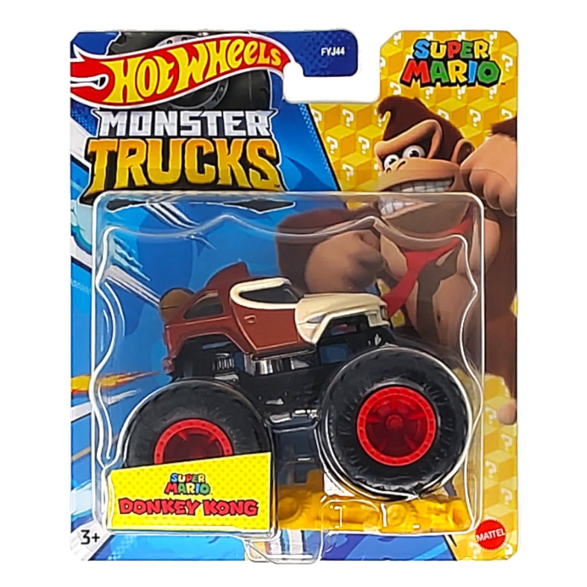 Машинка-внедорожник Hot Wheels Monster Trucks 1:64 Super Mario Donkey Kong FYJ44/HNW32