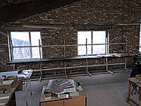 Металлический складской стеллаж 1,9х6м Б\У, система складских стеллажей высотой 1900 мм, стеллаж на стяжках БУ
