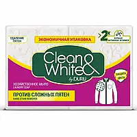 Хозяйственное мыло Duru Clean & White Против сложных пятен, 120 г 4шт/уп.