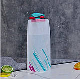 Багаторазова спортивна Портативна складана пляшка для водисиня, фото 7