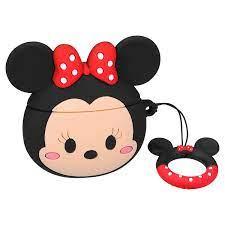 Чохол для AirPods Pro 2/1 - Міні Маус (Minnie Mouse) 3D, силіконовий