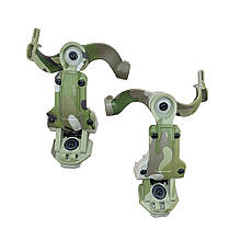 Кріплення на каску для навушників Earmor, Impact Sport Чебурашка, Камуфляж, фото 3