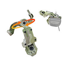 Кріплення на каску для навушників Earmor, Impact Sport Чебурашка, Камуфляж, фото 4