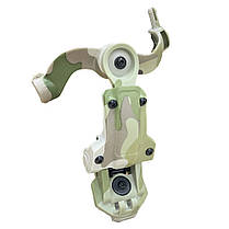 Кріплення на каску для навушників Earmor, Impact Sport Чебурашка, Камуфляж, фото 5