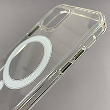 Чохол для Apple iPhone 11 Pro прозорий чохол з MagSafe на телефон айфон 11 про прозорий q1w, фото 3