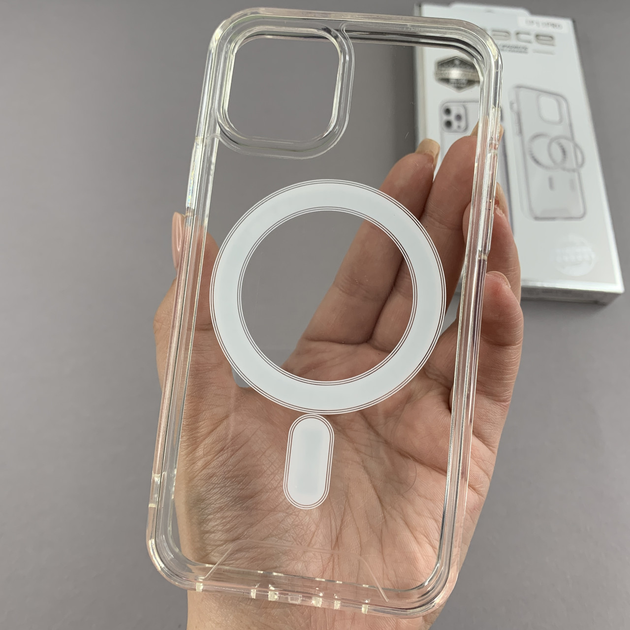 Чохол для Apple iPhone 11 Pro прозорий чохол з MagSafe на телефон айфон 11 про прозорий q1w