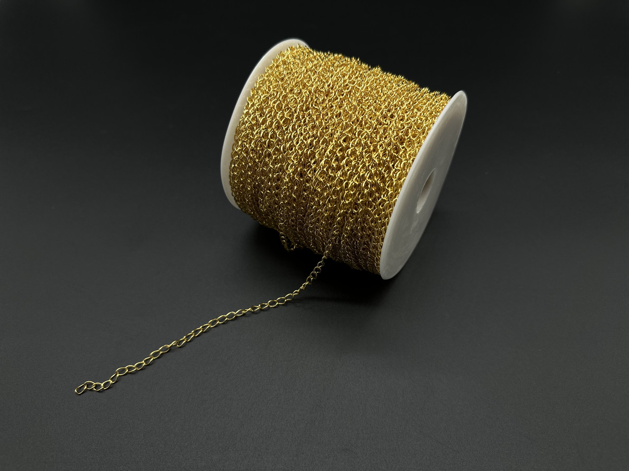 Ланцюжок для брелків декоративний. Колір "золото". 4.5 мм