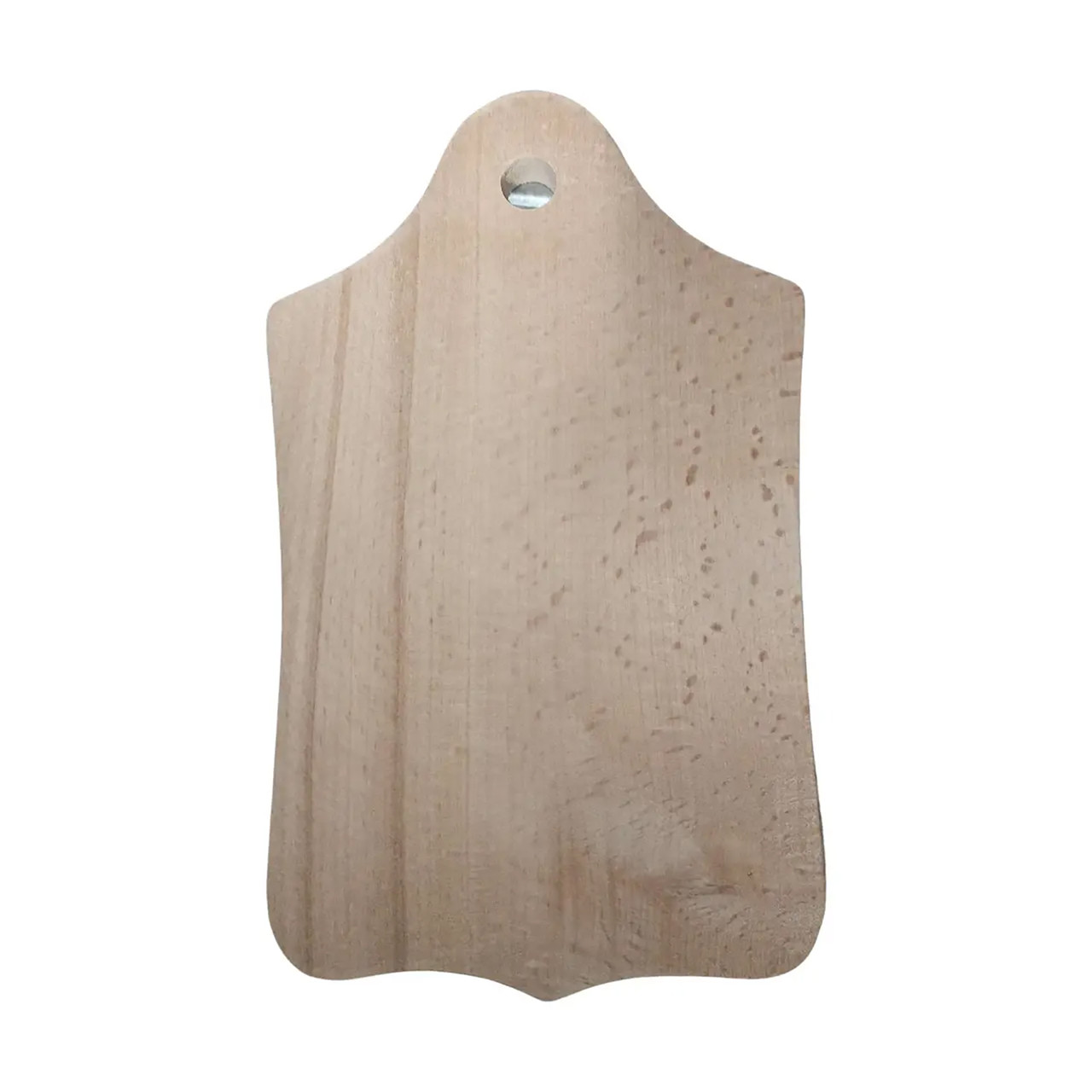 Дошка кухонна обробна дерев'яна фігурна з бука 22.5х14 см