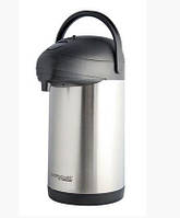 Термос-помпа Thermocafe by Thermos CO2-2500 нержавеющая сталь Серебро 2,5 л (Time Eco TM)