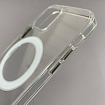 Чохол для Apple iPhone 12 прозорий чохол з MagSafe на телефон айфон 12 прозорий q1w, фото 3