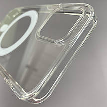 Чохол для Apple iPhone 12 прозорий чохол з MagSafe на телефон айфон 12 прозорий q1w, фото 5